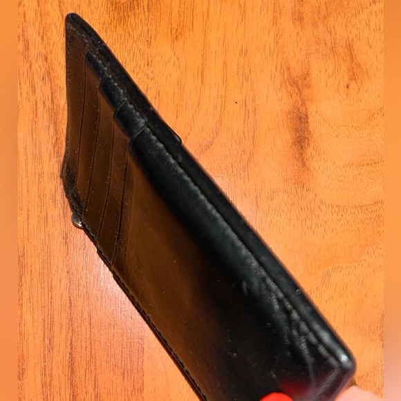 Authentic Gucci Black Embossed GG Supreme Leather Wallet Zip Top Card Case - Picture 10 of 11